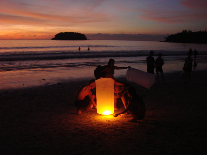Китайские фонарики на счастье Остров Пхукет, Таиланд