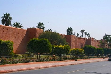 Стена старого города Марокко