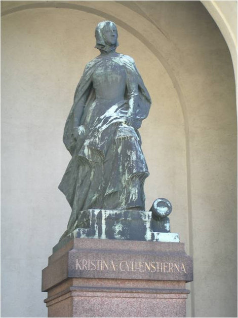 Памятник королеве Кристине Стокгольм, Швеция
