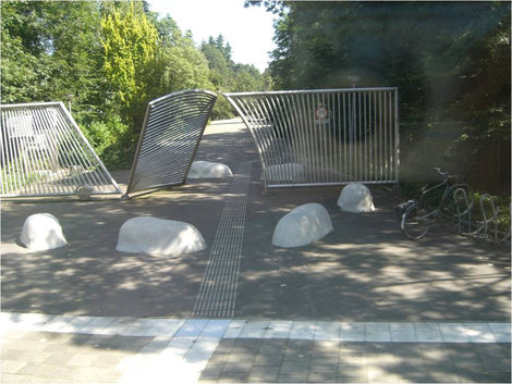 Якобы сломанные ворота Амстердам, Нидерланды