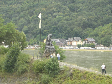 Памятник Лореляй Земля Рейнланд-Пфальц, Германия