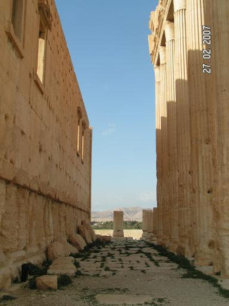 Дорога в пустыню Тадмур (Пальмира), Сирия