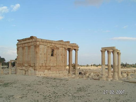 Здание неплохо сохранилось Тадмур (Пальмира), Сирия