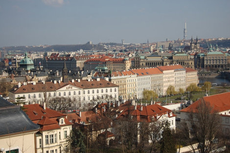 Город черепичных крыш Чехия