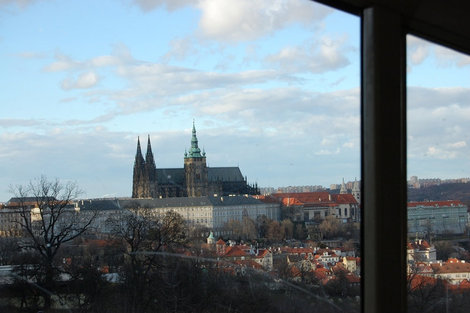 Вид на Пражский град. Чехия