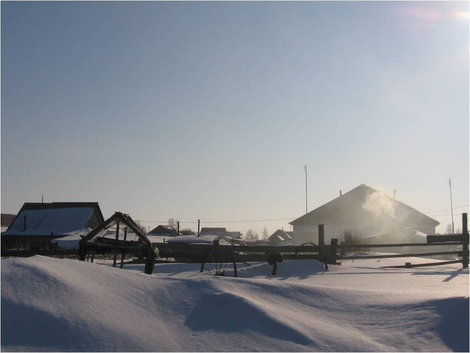 Снег да снег кругом... Ханты-Мансийский автономный округ, Россия