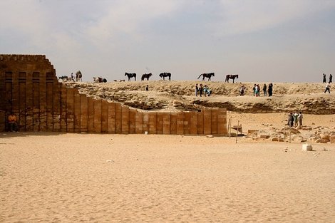 пейзаж Саккары Саккара, Египет
