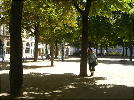 На площади Дофин Париж, Франция