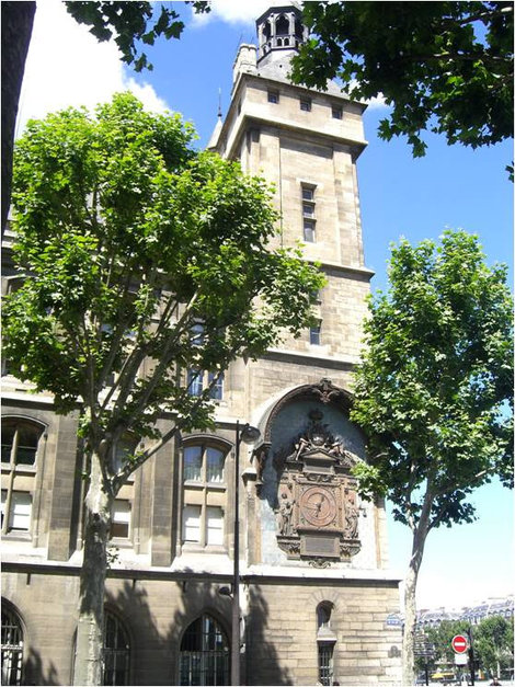Дозорная башня с часами Париж, Франция