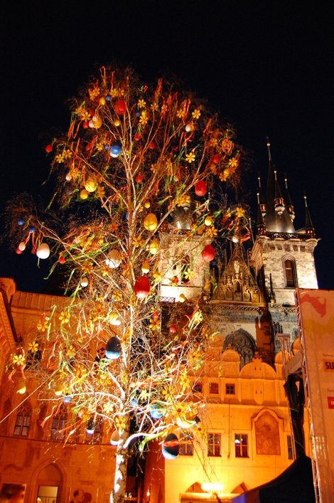 Пасхальные традиции Староместской площади Прага, Чехия