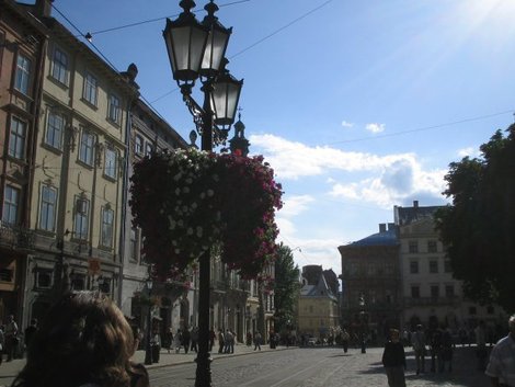 Площадь в Старом городе Львов, Украина