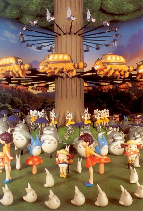 Анимационный аквариум (с открытки) Митака, Япония