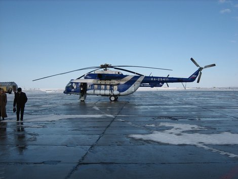 Вертолет, на котором нас возили Ямало-Ненецкий автономный округ, Россия