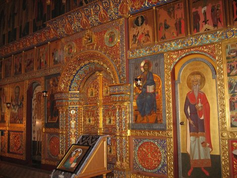 Иконостас церкви в Ямбурге Ямало-Ненецкий автономный округ, Россия