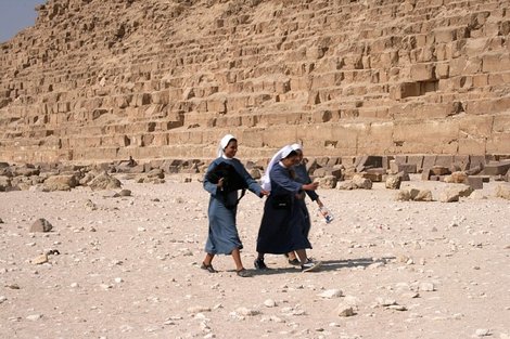 Коптские девушки Каир, Египет