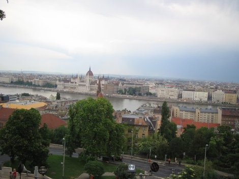 Вид на город с одного из холмов Будапешт, Венгрия