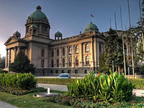 Здание Скупщины — парламента Белград, Сербия