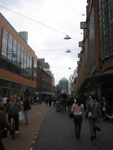 Главная пешеходная улица Гааги
