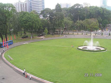 Вид из Президентского дворца Хошимин, Вьетнам