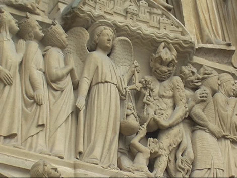 Справа — грешники, слева — праведники Париж, Франция