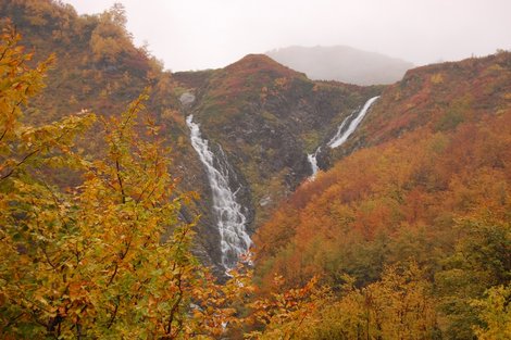 Водопад Братья на реке Ачипсе Сочи, Россия
