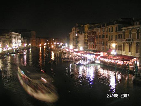Гранд-канал в движении Венеция, Италия