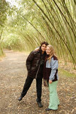 Мы с мужем в бамбуковой аллее