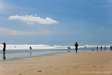 Legian beach Кута, Индонезия