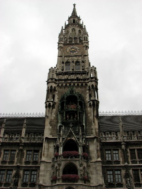 Башня Новой ратуши Мюнхен, Германия