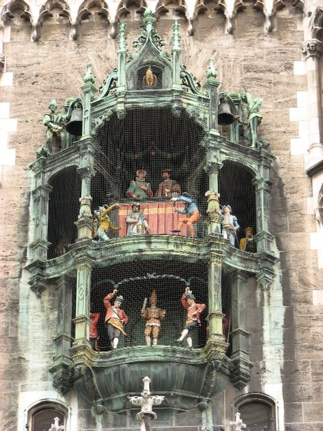 Фигурки часов Новой ратуши Мюнхен, Германия