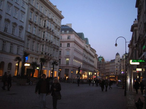 Центральная магазинная улица Вена, Австрия