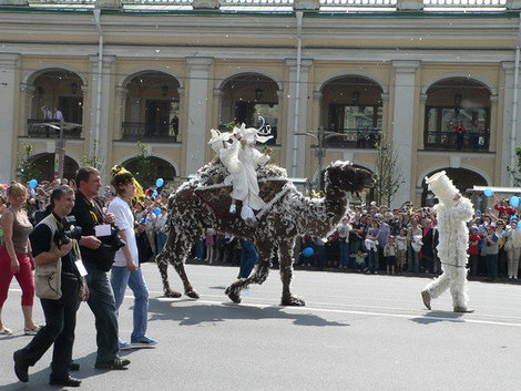 На карнавале. Санкт-Петербург, Россия
