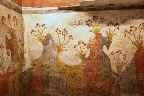 Живопись из санторинского Акротири (минойская цивилизация)