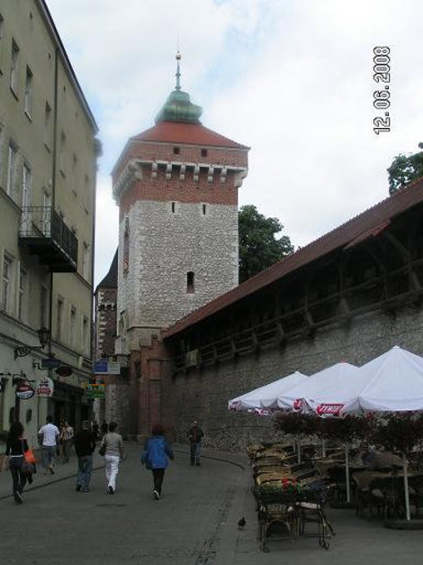 Последняя башня крепостной стены Краков, Польша