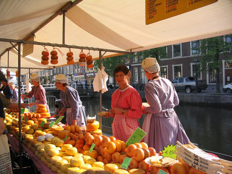 Торговки сыром Алкмар, Нидерланды