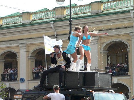 Карнавал на Невском проспекте. Санкт-Петербург, Россия