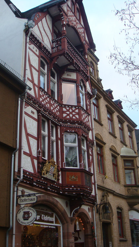 Праздничный пряничный домик Марбург-на-Лане, Германия