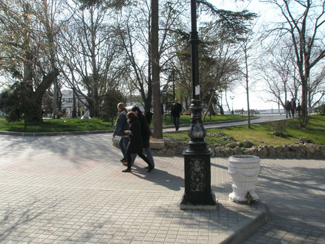 In the center of the town Севастополь, Россия