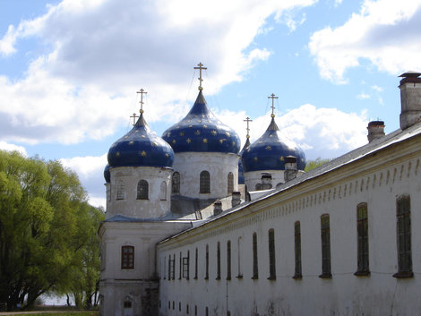 Крестовоздвиженский собор Юрьева монастыря Великий Новгород, Россия