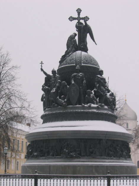 памятник в честь тысячелетней государственности Руси Великий Новгород, Россия