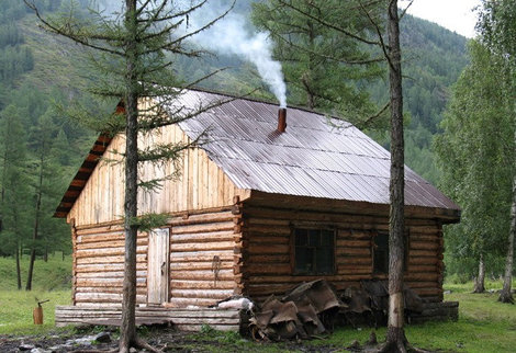 охотничий домик Белуха гора (4509м) Природный Парк, Россия