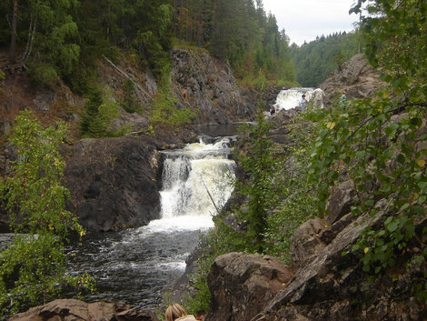 Водопад Кивач Республика Карелия, Россия