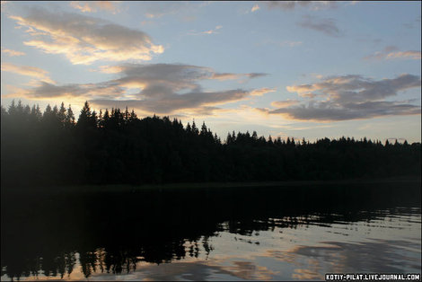 Лес и вода Осташков и Озеро Селигер, Россия