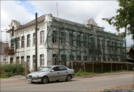 Реконструкция домов Осташков и Озеро Селигер, Россия