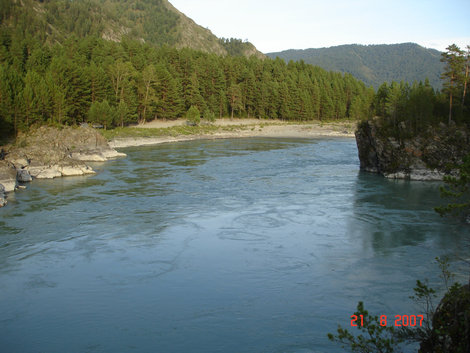 Красавица река Катунь Республика Алтай, Россия