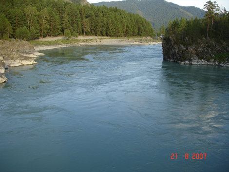 Красавица река Катунь Республика Алтай, Россия
