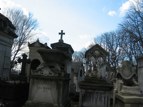 кладбище Пер-Лашез Париж, Франция