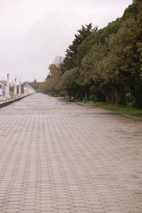 Та самая набережная Диоскуров Сухум, Абхазия