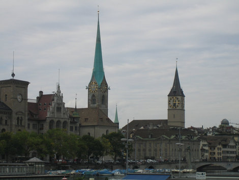 церковь Фраумюнстер Цюрих, Швейцария