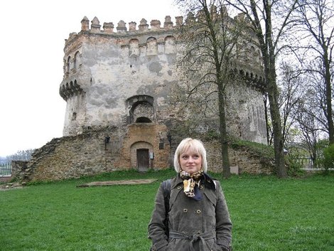 Круглая башня острожской крепости Острог, Украина